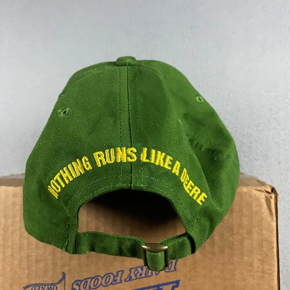John Deere Green Owners Edition Baseball Cap Nothing Runs Like A Deere Hat